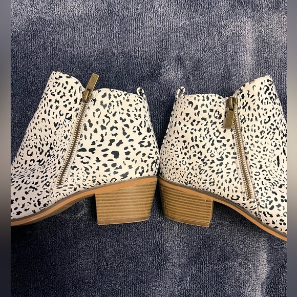 LEOPARD PRINT SHORT BOOT HEALS - Picture 5 of 6